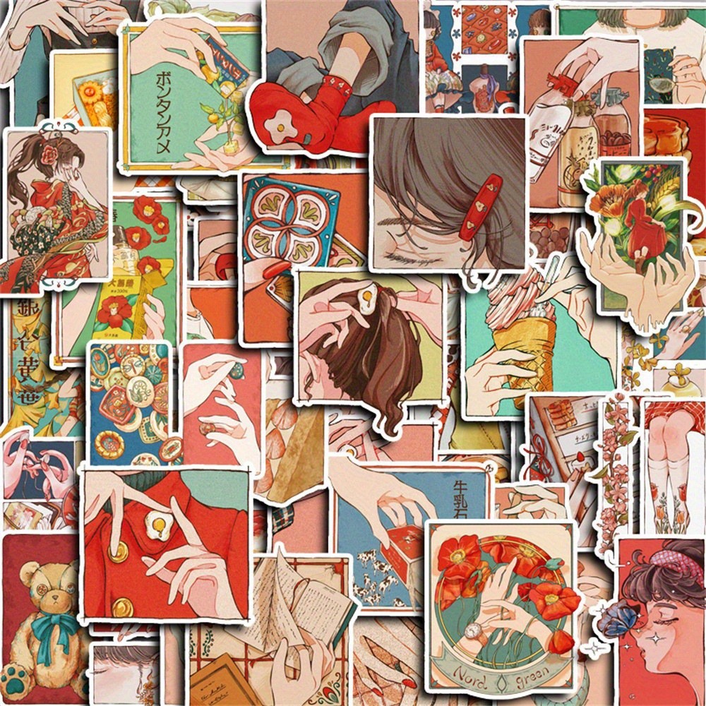 50 Pegatinas de Estilo Vintage - Japanese Lifestyle And Traditions reseña y precio