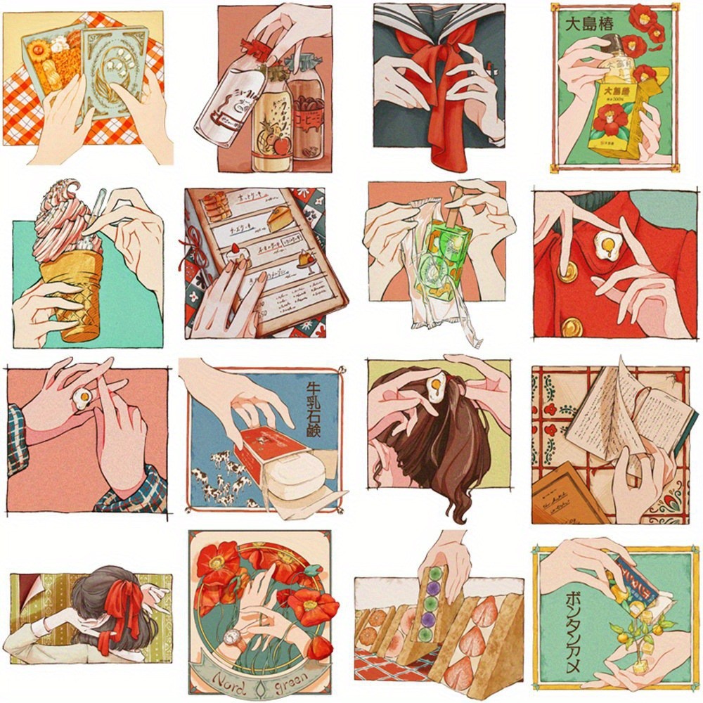 50 Pegatinas de Estilo Vintage - Japanese Lifestyle And Traditions reseña y precio