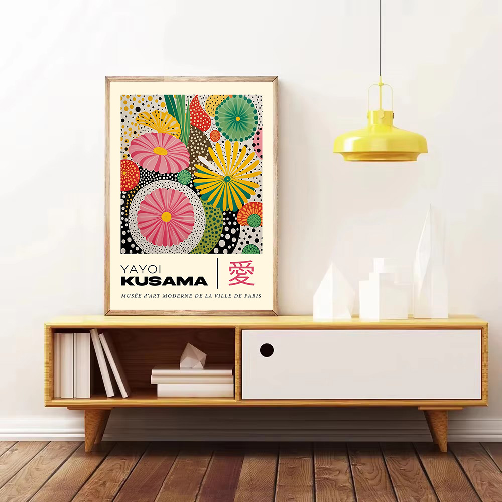 Yayoi Kusama-Póster de exposic - Lifestyle Of Japanese reseña y precio