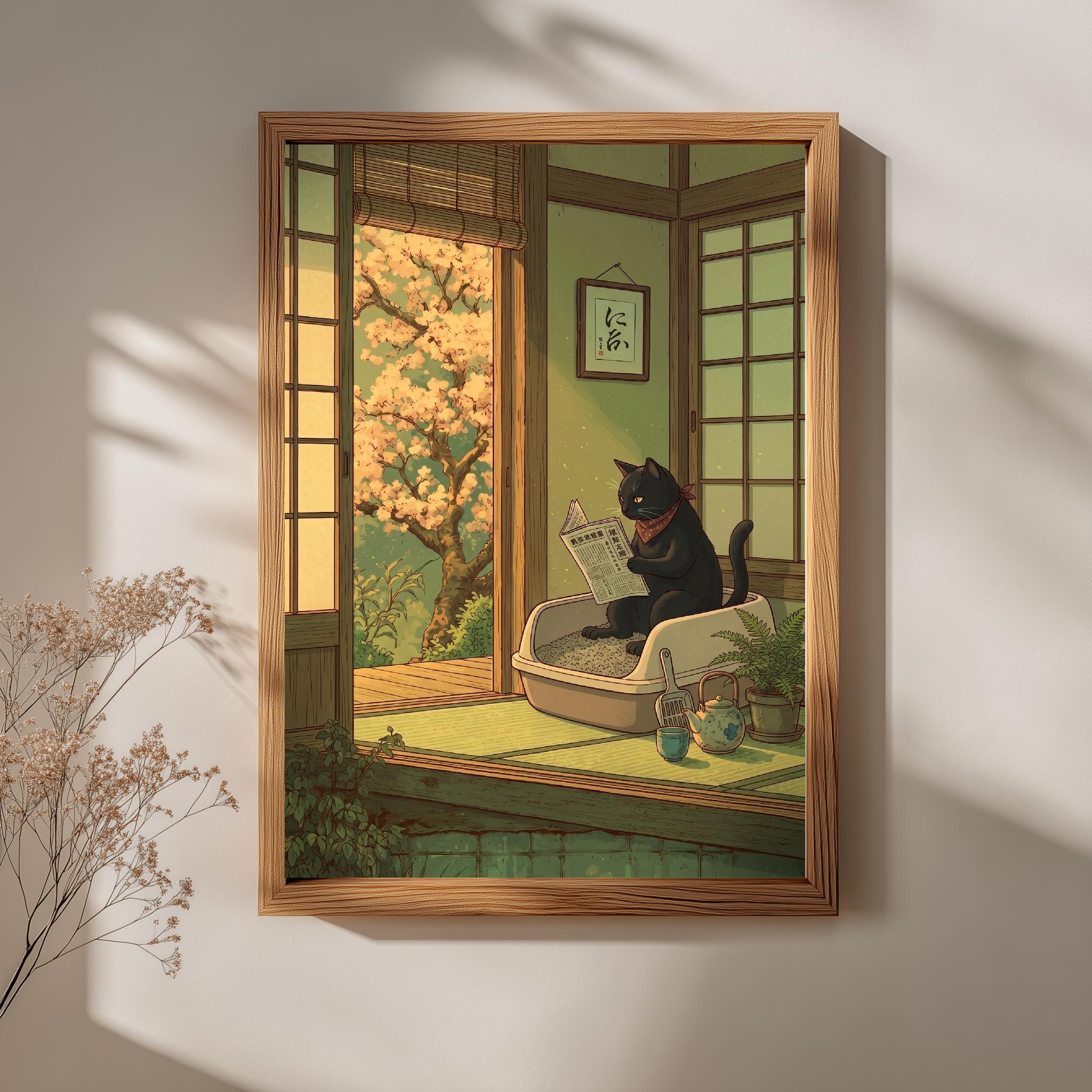Pósteres de grullas y monos ja - Japanese Zen Lifestyle reseña y precio