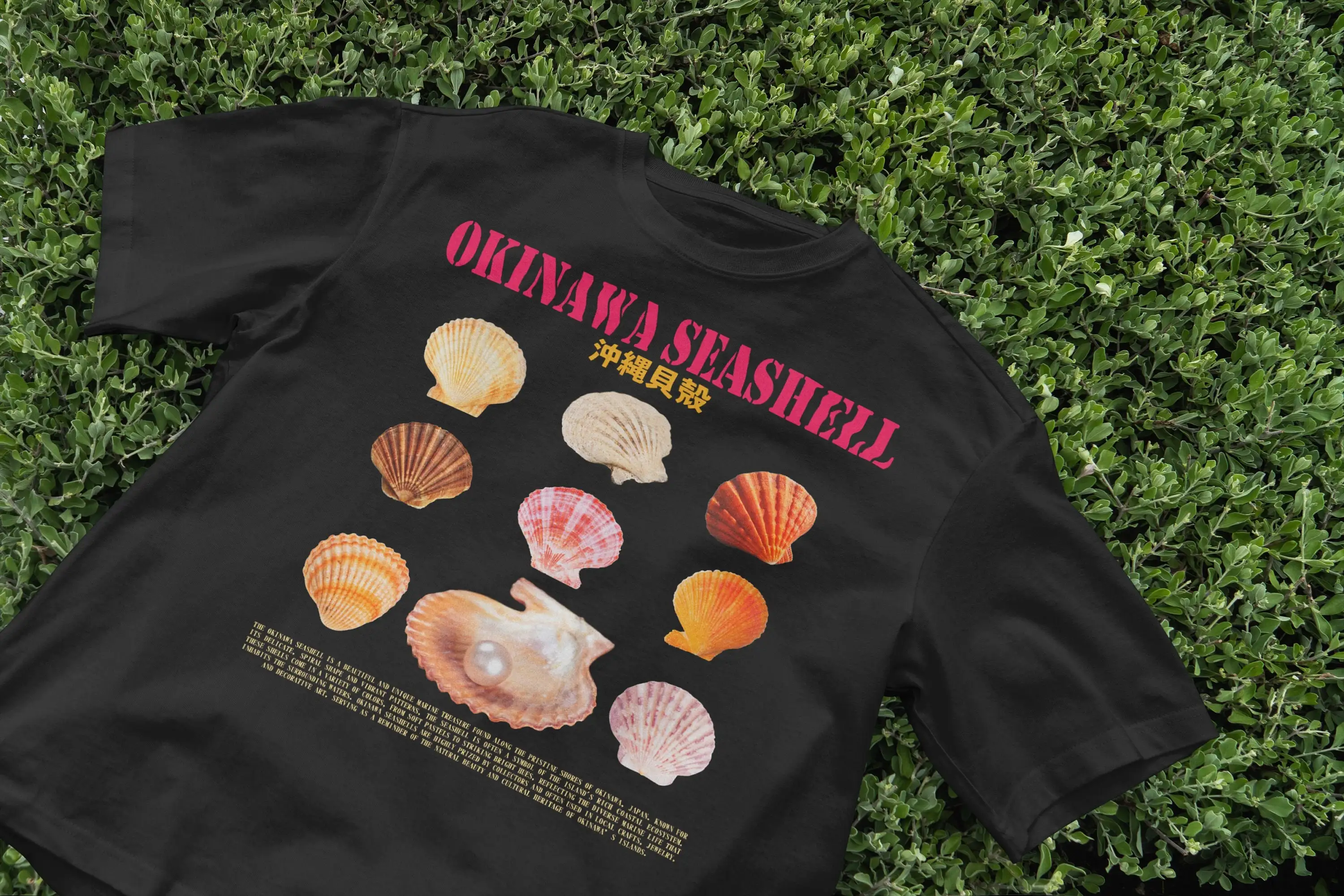 Camiseta con diseño de conchas - Japanese Man Lifestyle reseña y precio