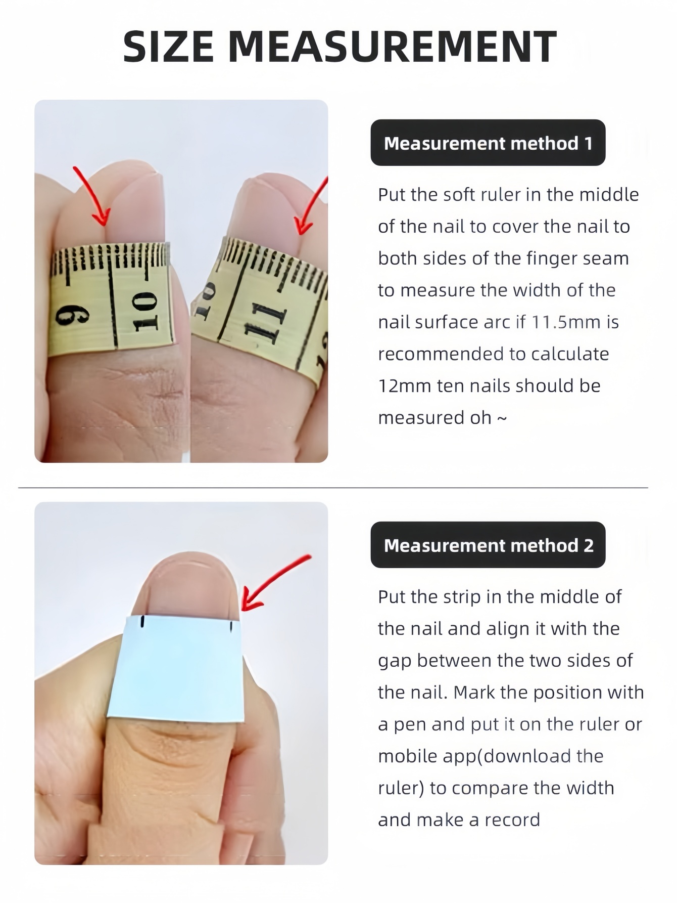 10 piezas de puntas de uñas po - Lifestyle Of Japanese reseña y precio