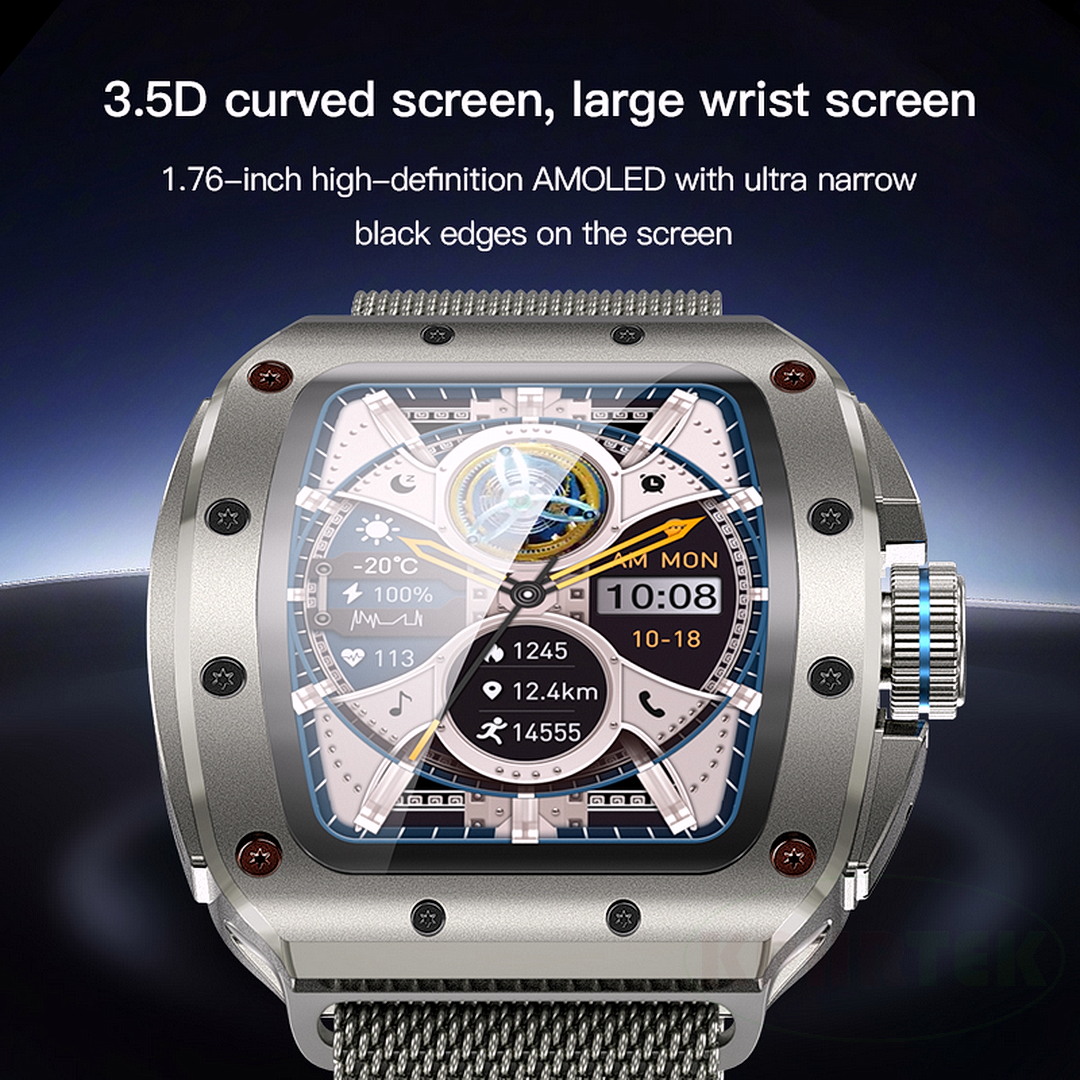 Reloj inteligente V68, 1,76 pu - Japanese Man Lifestyle reseña y precio
