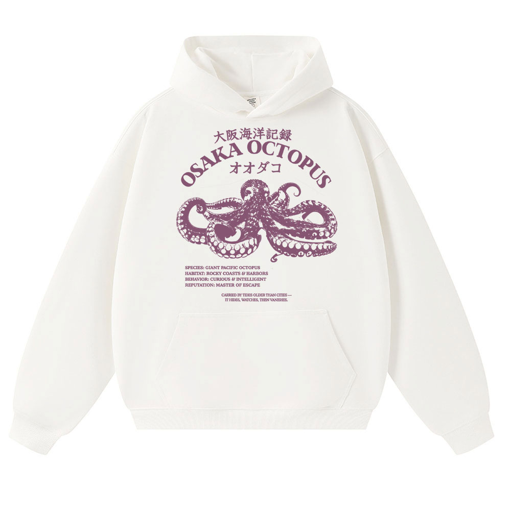 Sudadera con capucha de pulpo  - Japanese Man Lifestyle reseña y precio