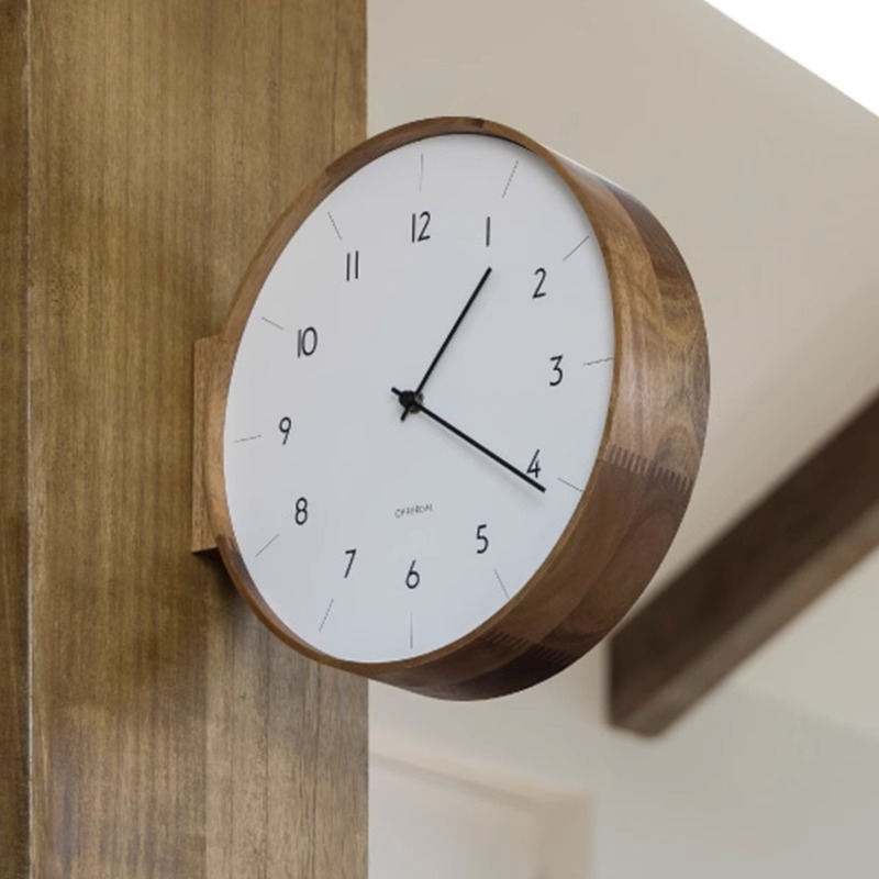 Reloj de pared de doble cara d - Lifestyle Of Japanese reseña y precio