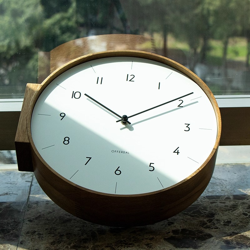 Reloj de pared de doble cara d - Lifestyle Of Japanese reseña y precio