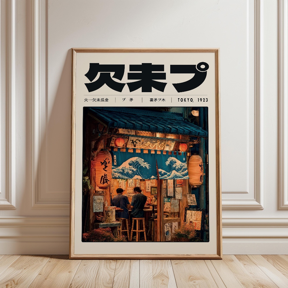 Pósteres de estilo japonés con - Japanese Lifestyle Culture reseña y precio