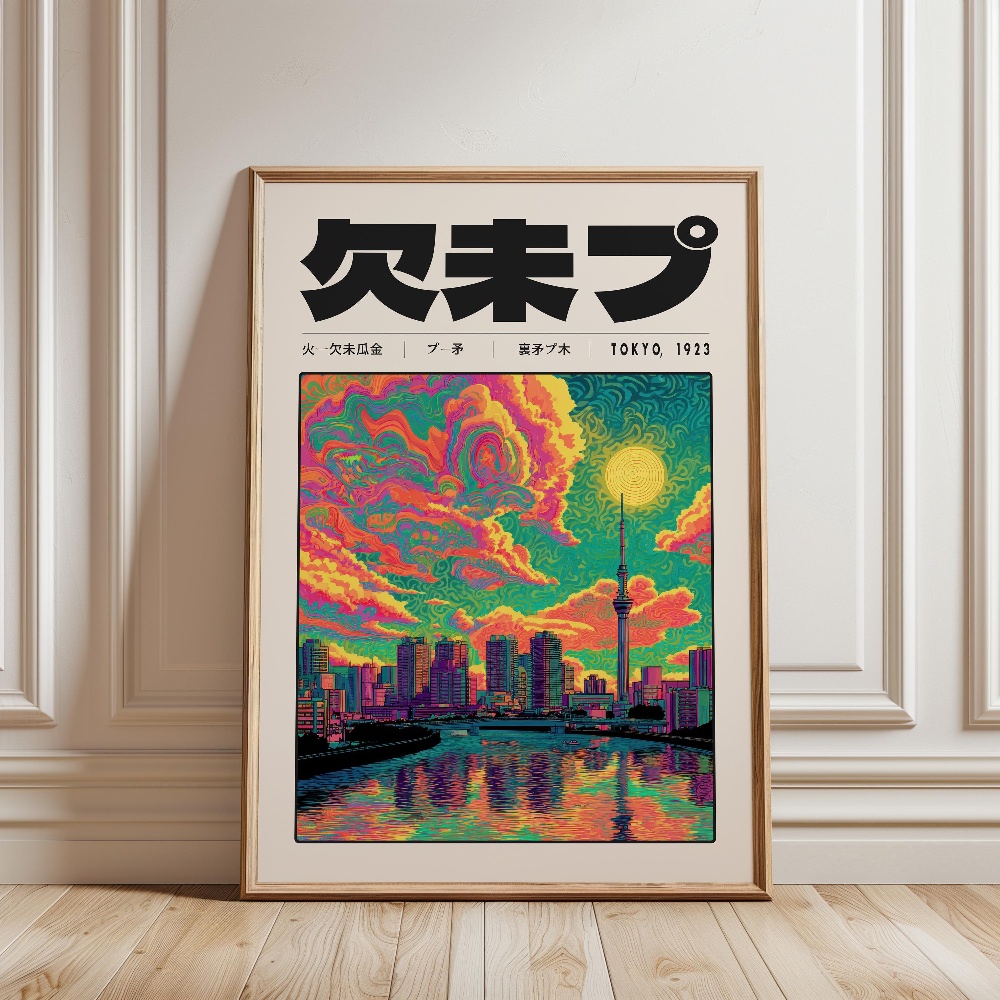 Pósteres de estilo japonés con - Japanese Lifestyle Culture reseña y precio